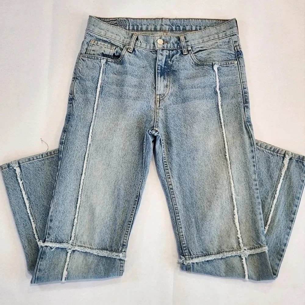 || REVICE DENIM || The Graduate Hustler, light rinse, raw seams, bootcut